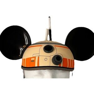 Disney Parks Star Wars BB-8 Mickey Ears Hat Adult One Size Galaxy's Edge